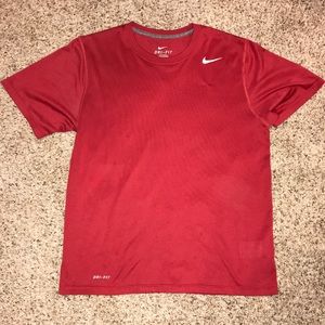 Dri Fit Nike Red T Shirt